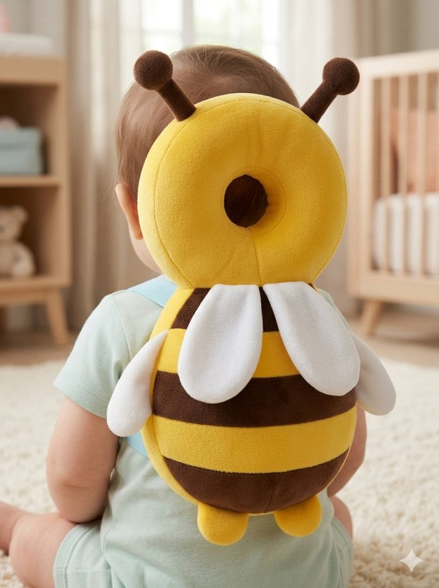 CrawlBees™ Baby Head Protector Safety Backpack Soft Anti-Fall Cushion for Crawling Babies